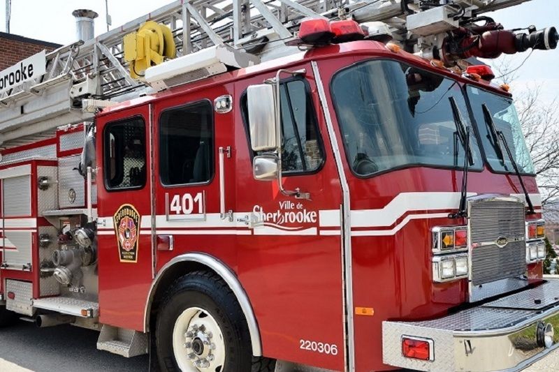 Incendie suspect en pleine nuit à Sherbrooke